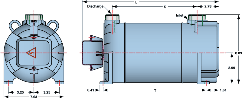 HP41 Series Dimensions